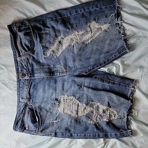 Men's stylish jeans shorts